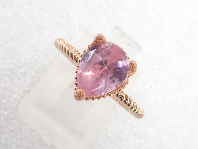 COLORED STONE FASHION RING / JP SIZE 12.5